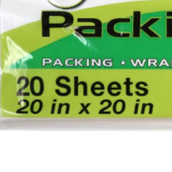 20 sheets Shipping & Packing Paper Large 20x20” Wrapping Crafts Moving - Picture 4 of 6